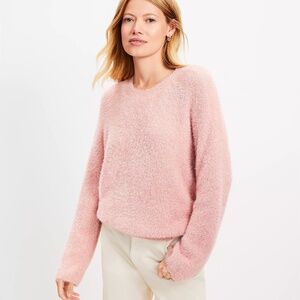 Loft XL Fuzzy Shimmer Sweater